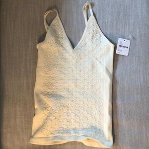 Cream Free People intimate tank - BRAND NEW